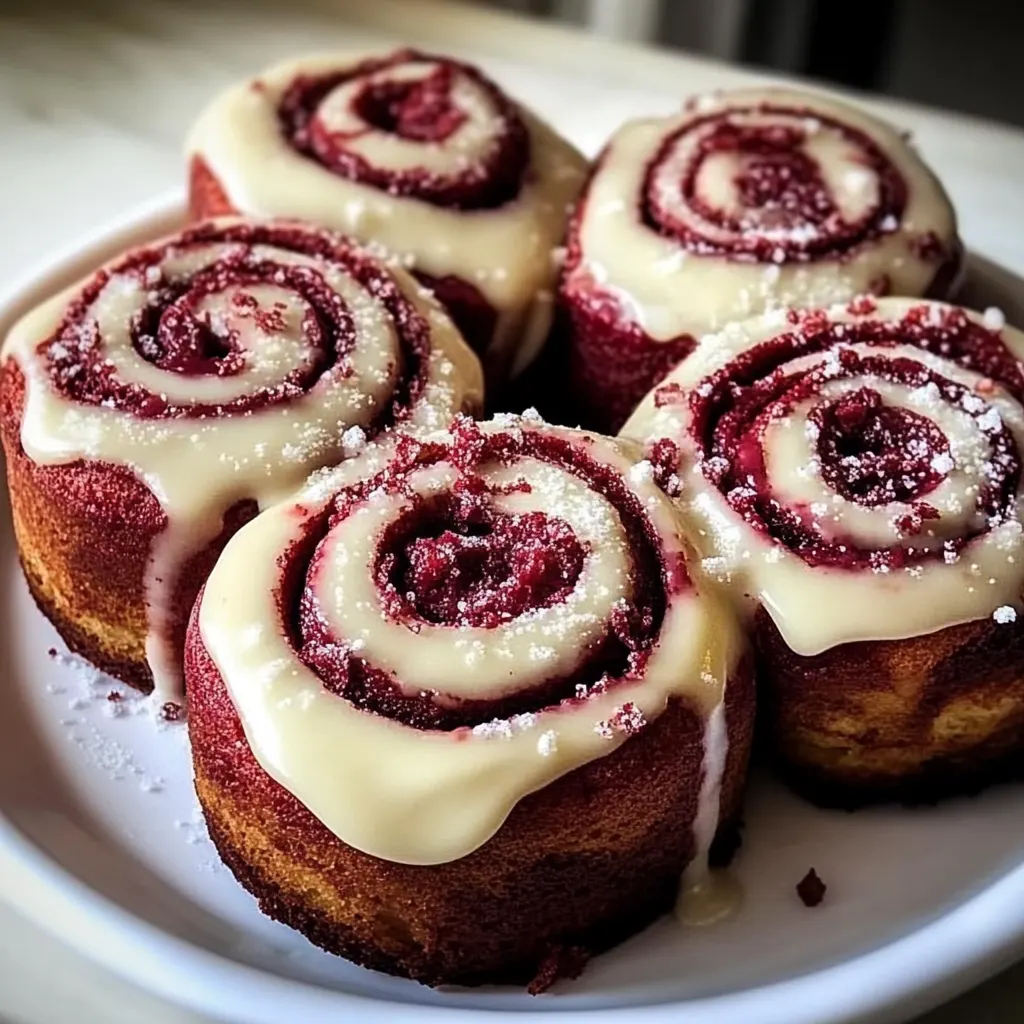 Red Velvet Cinnamon Rolls Recipe