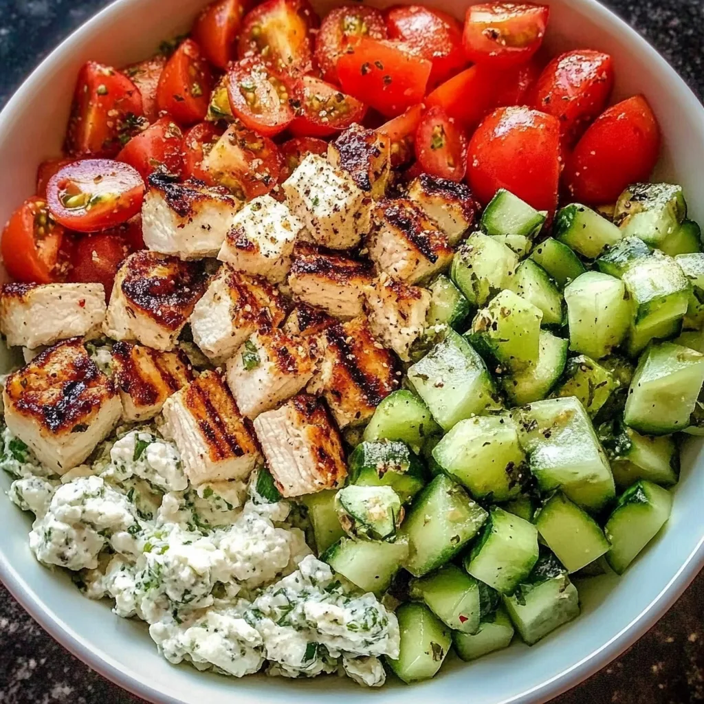 Healthy Greek Chicken Bowls